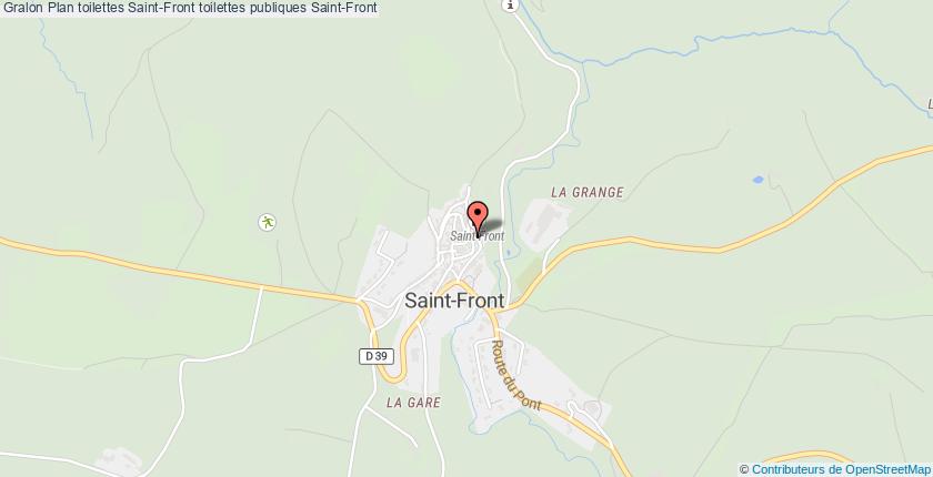 plan toilettes Saint-Front