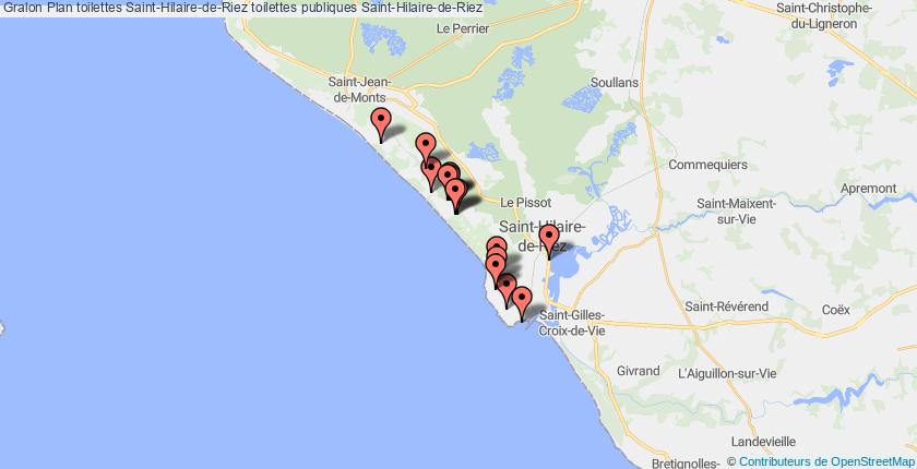 plan toilettes Saint-Hilaire-de-Riez