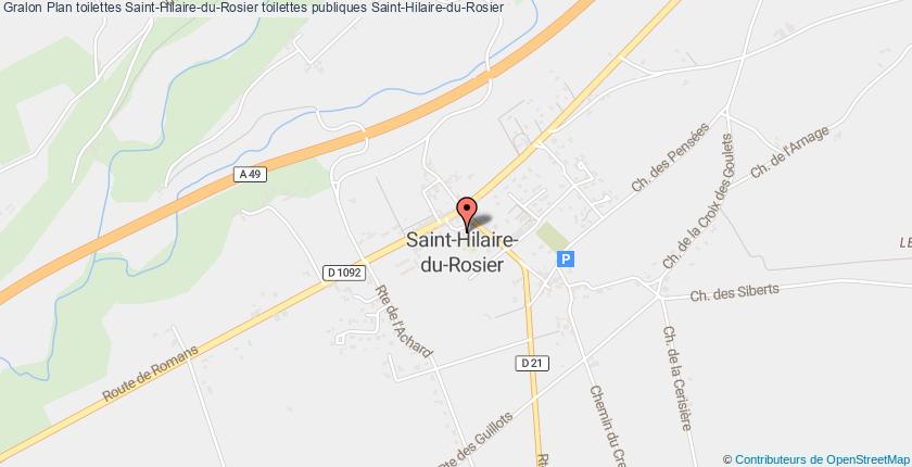 plan toilettes Saint-Hilaire-du-Rosier