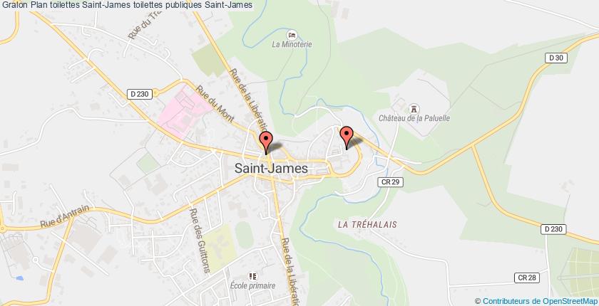 plan toilettes Saint-James