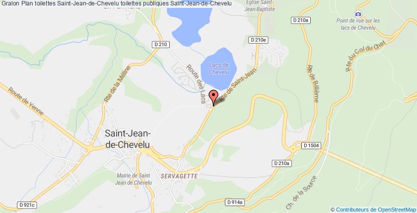 plan toilettes Saint-Jean-de-Chevelu