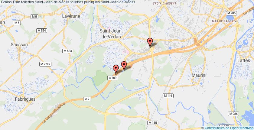 plan toilettes Saint-Jean-de-Védas