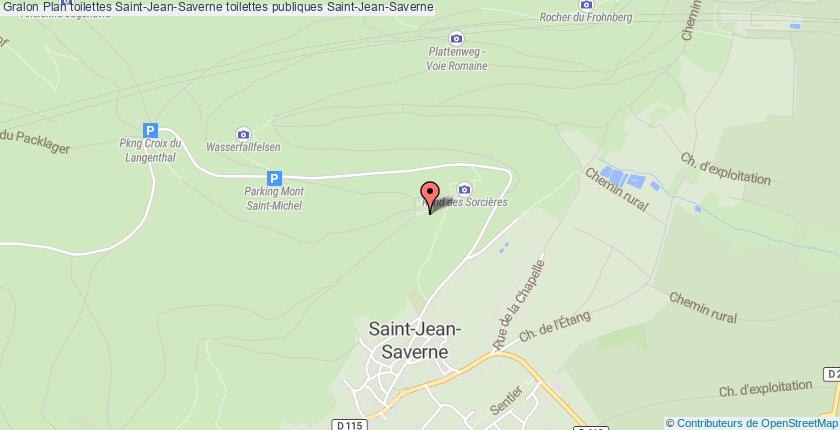 plan toilettes Saint-Jean-Saverne