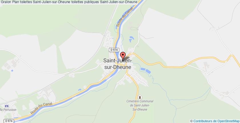 plan toilettes Saint-Julien-sur-Dheune