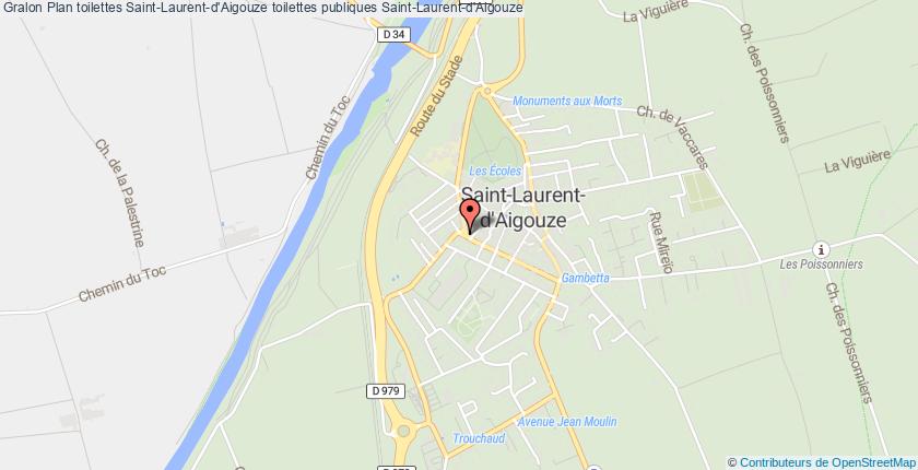 plan toilettes Saint-Laurent-d'Aigouze