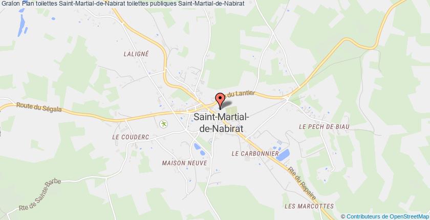 plan toilettes Saint-Martial-de-Nabirat