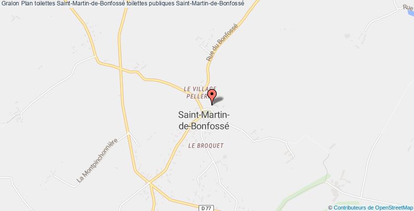 plan toilettes Saint-Martin-de-Bonfossé
