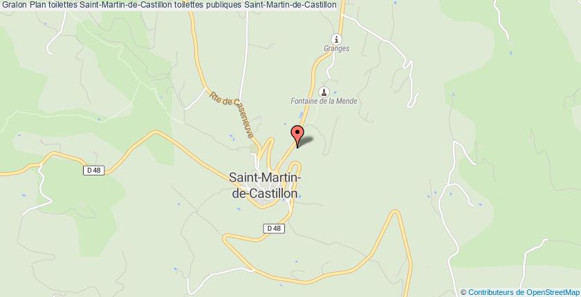 plan toilettes Saint-Martin-de-Castillon