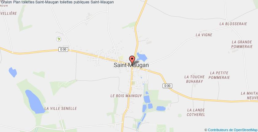 plan toilettes Saint-Maugan