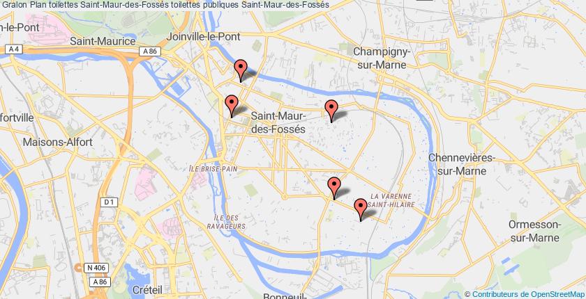 plan toilettes Saint-Maur-des-Fossés