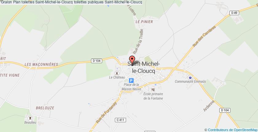 plan toilettes Saint-Michel-le-Cloucq