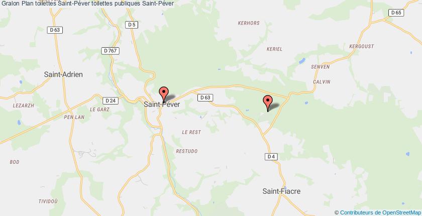 plan toilettes Saint-Péver
