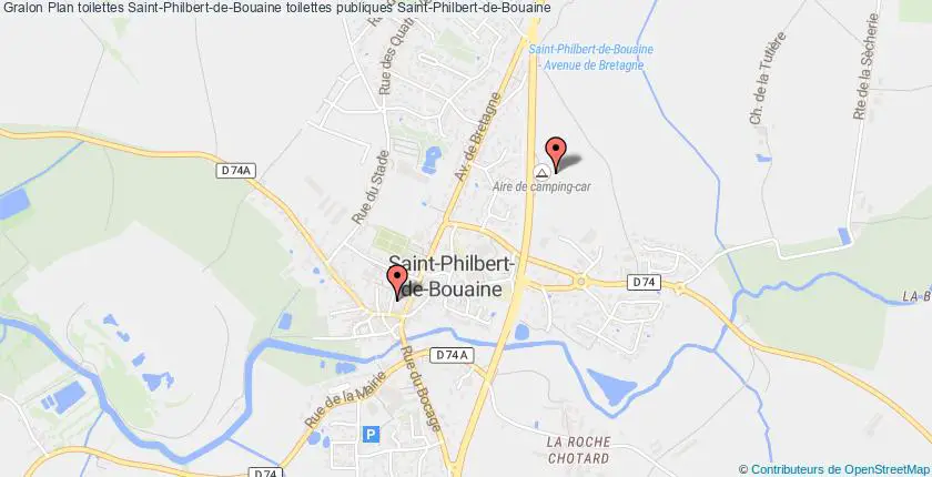 plan toilettes Saint-Philbert-de-Bouaine
