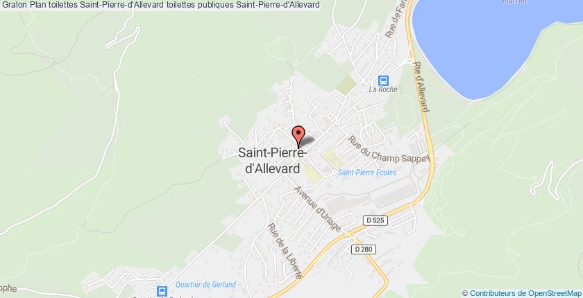 plan toilettes Saint-Pierre-d'Allevard