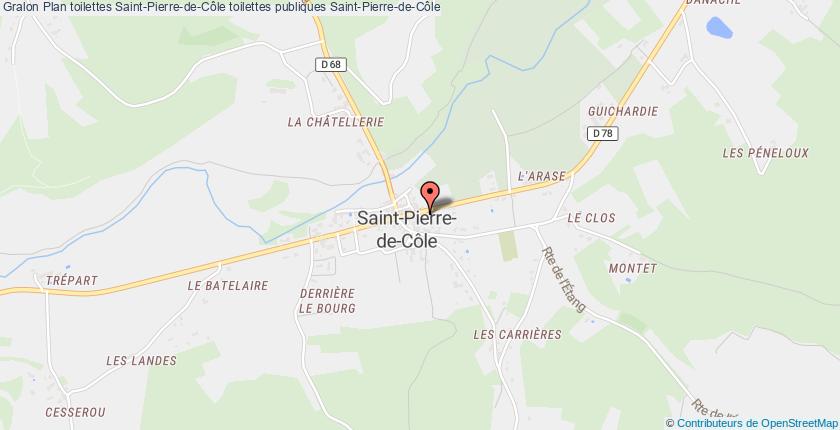 plan toilettes Saint-Pierre-de-Côle