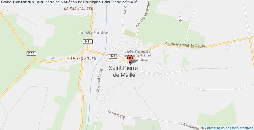 plan toilettes Saint-Pierre-de-Maillé
