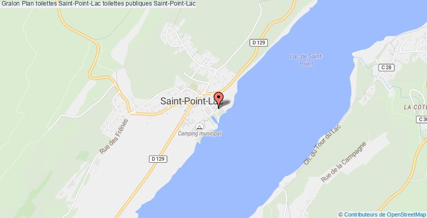 plan toilettes Saint-Point-Lac
