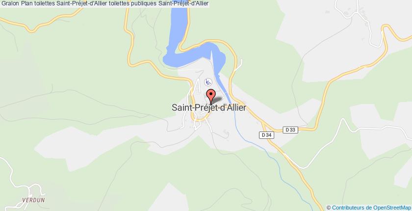 plan toilettes Saint-Préjet-d'Allier
