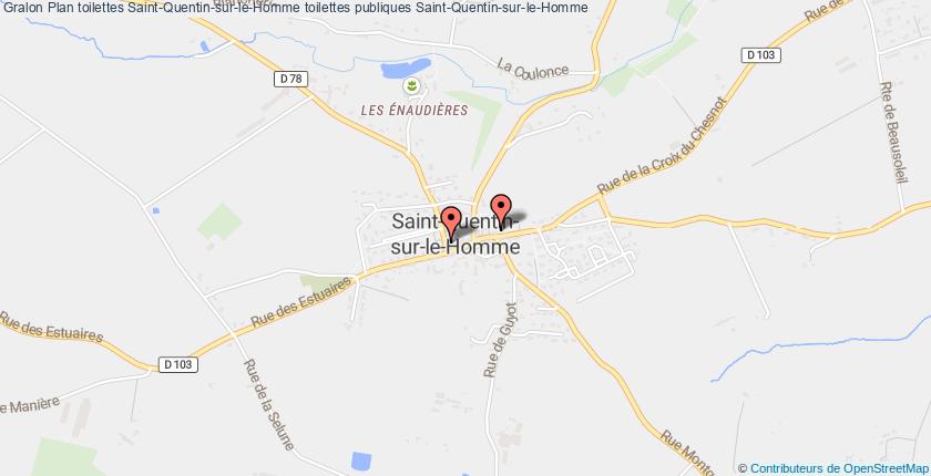 plan toilettes Saint-Quentin-sur-le-Homme