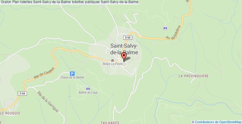 plan toilettes Saint-Salvy-de-la-Balme