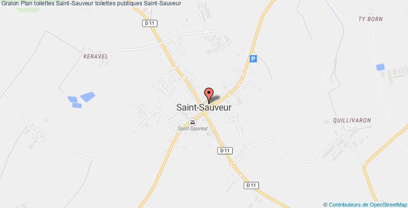 plan toilettes Saint-Sauveur