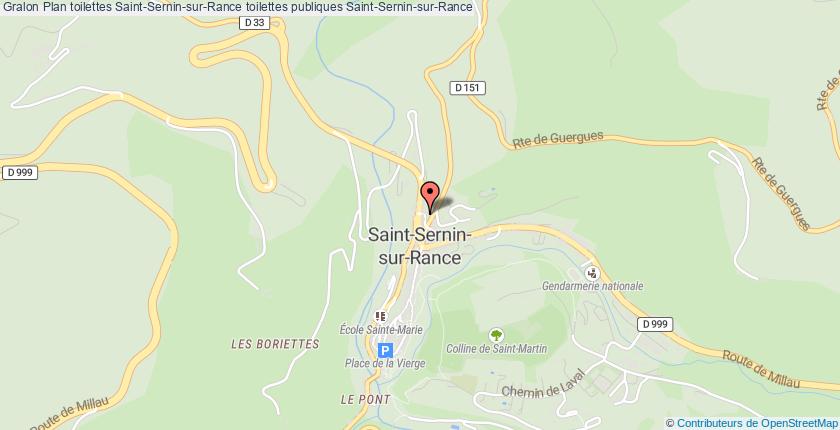 plan toilettes Saint-Sernin-sur-Rance