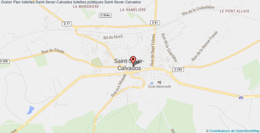 plan toilettes Saint-Sever-Calvados