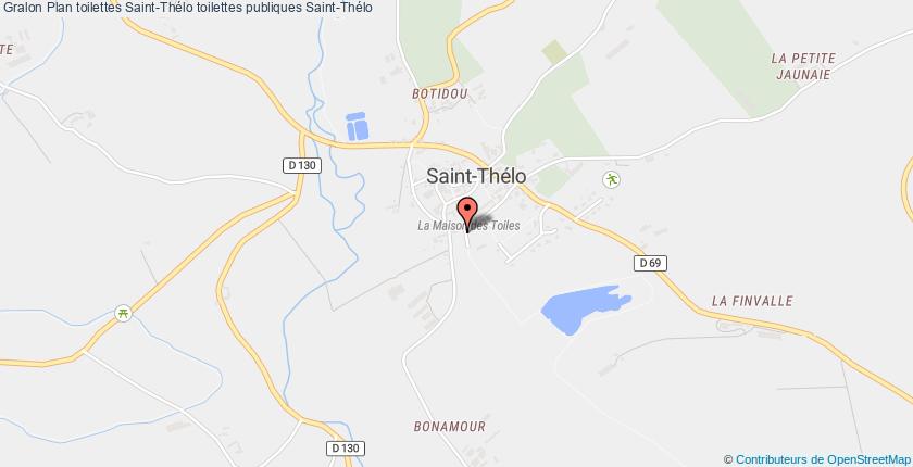 plan toilettes Saint-Thélo
