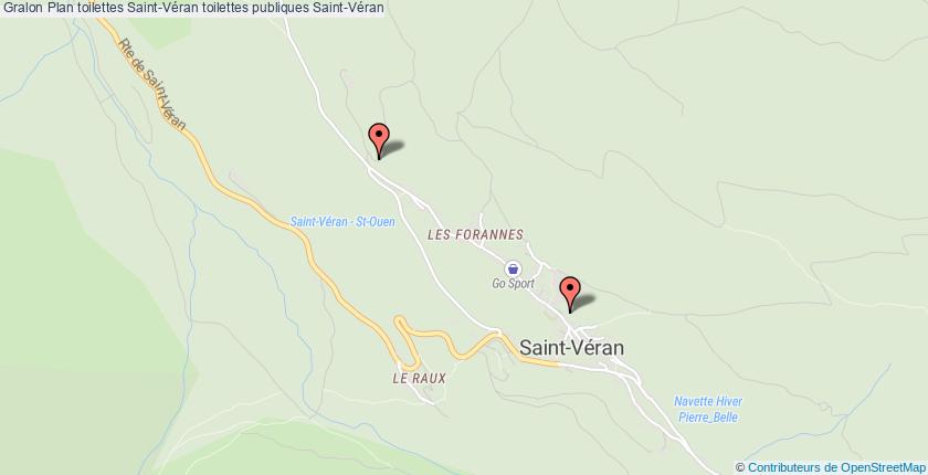 plan toilettes Saint-Véran