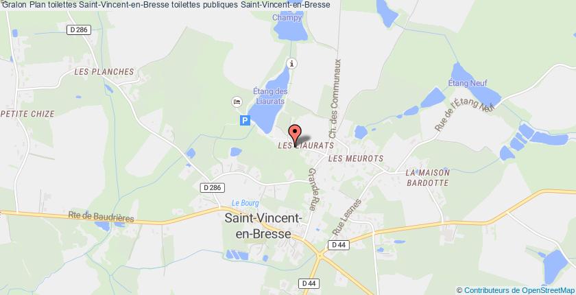 plan toilettes Saint-Vincent-en-Bresse