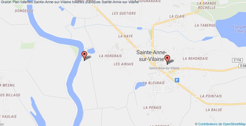 plan toilettes Sainte-Anne-sur-Vilaine