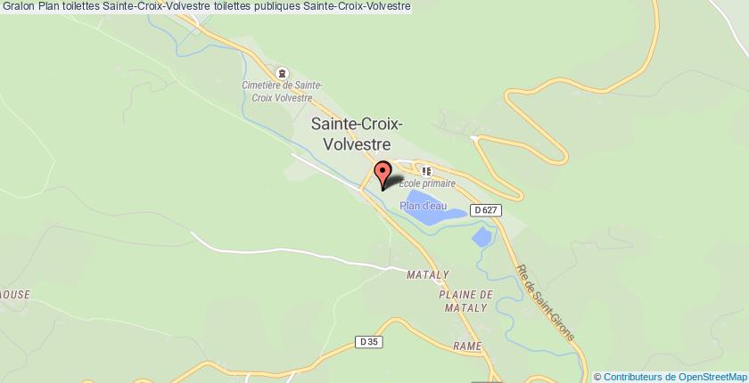 plan toilettes Sainte-Croix-Volvestre