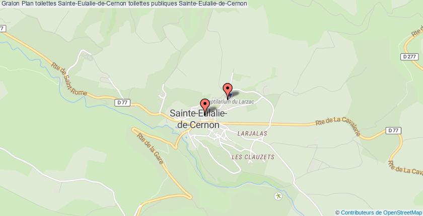 plan toilettes Sainte-Eulalie-de-Cernon