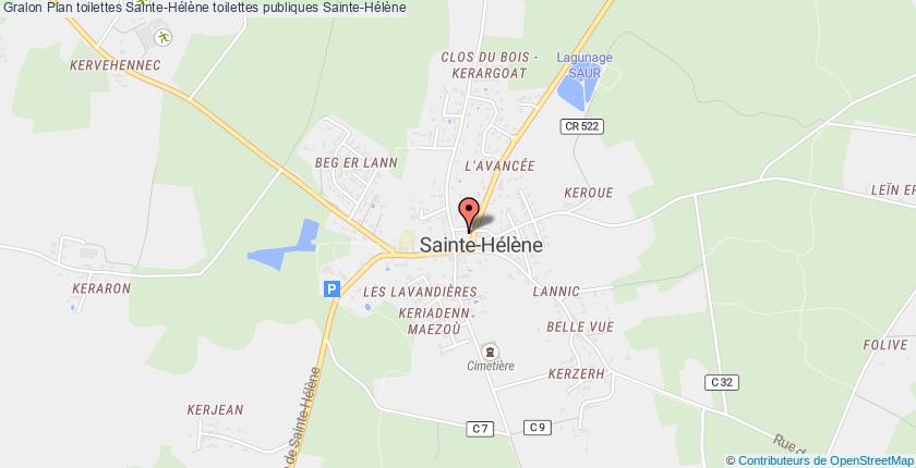 plan toilettes Sainte-Hélène