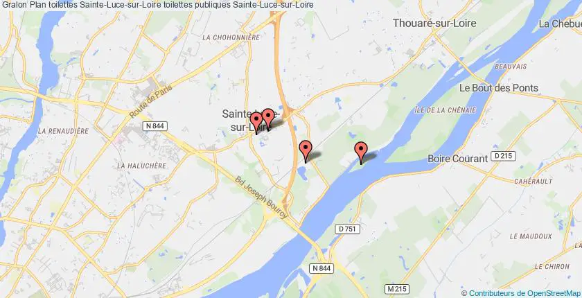 plan toilettes Sainte-Luce-sur-Loire