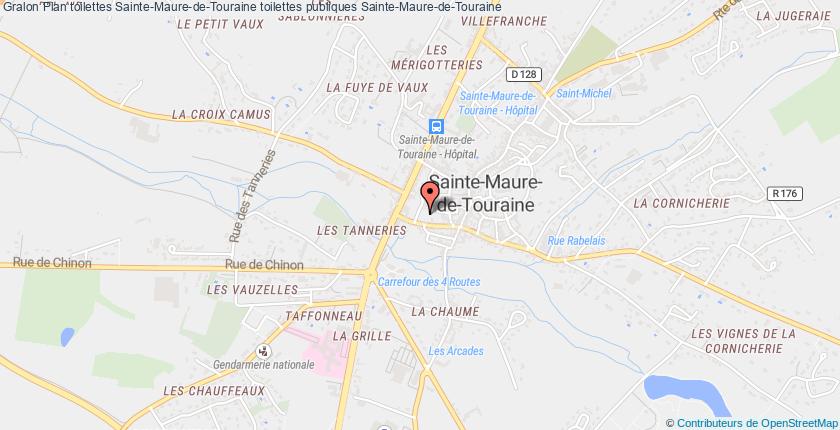 plan toilettes Sainte-Maure-de-Touraine