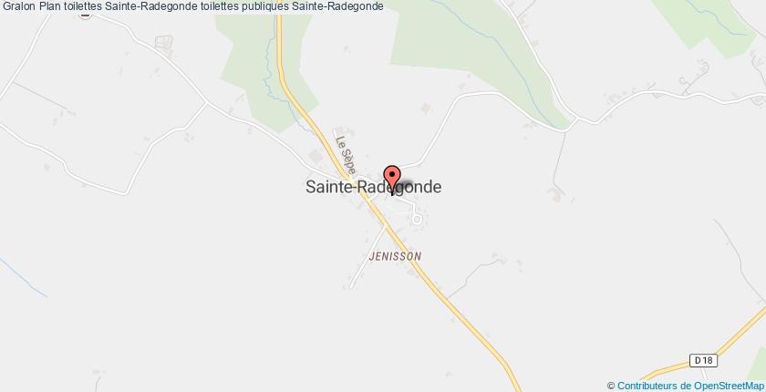 plan toilettes Sainte-Radegonde