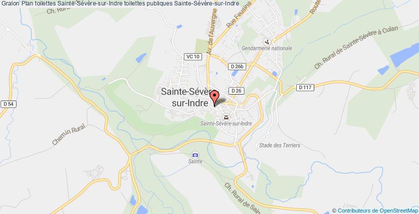 plan toilettes Sainte-Sévère-sur-Indre