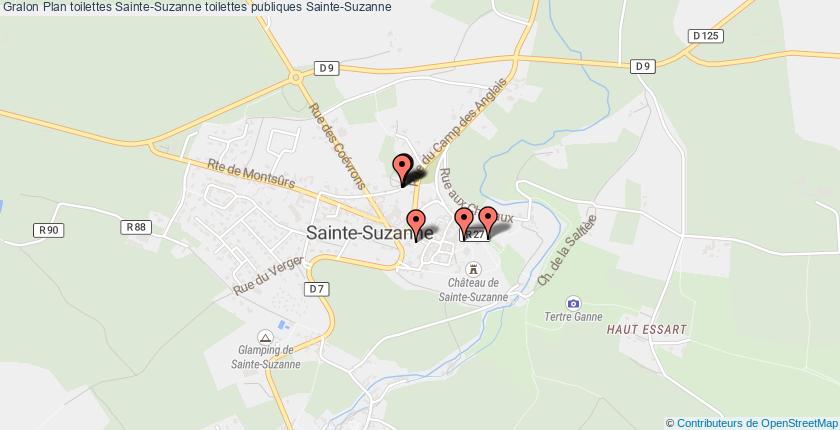 plan toilettes Sainte-Suzanne