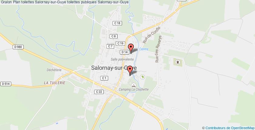 plan toilettes Salornay-sur-Guye
