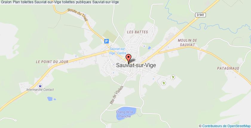 plan toilettes Sauviat-sur-Vige