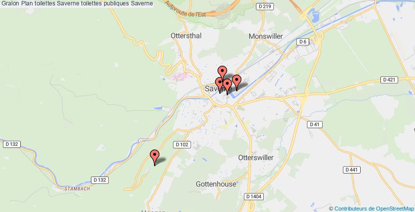 plan toilettes Saverne