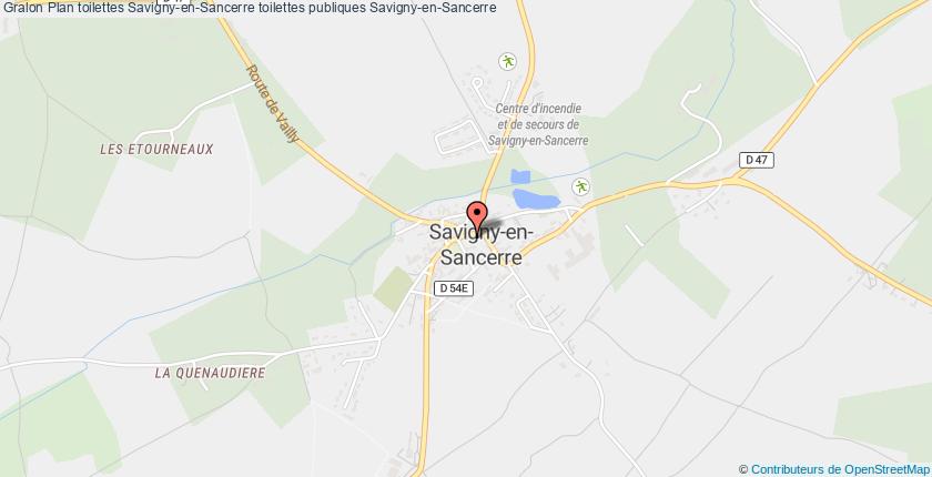 plan toilettes Savigny-en-Sancerre