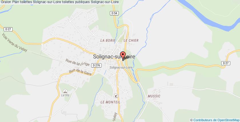 plan toilettes Solignac-sur-Loire