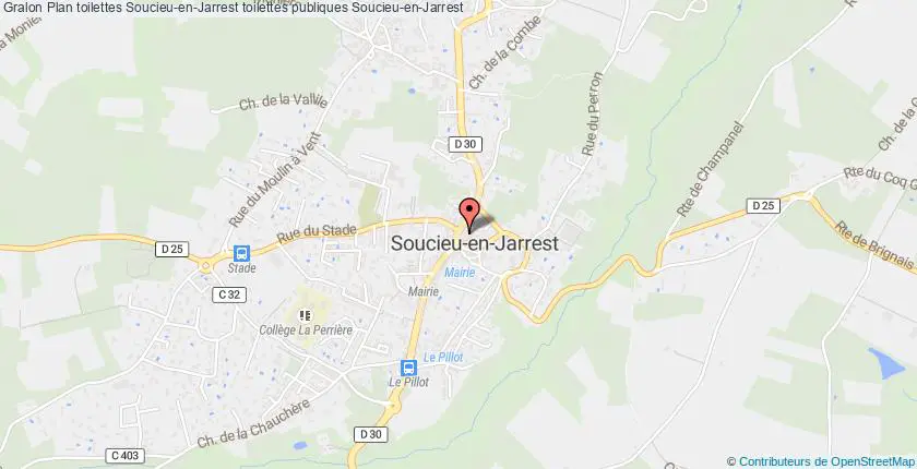 plan toilettes Soucieu-en-Jarrest