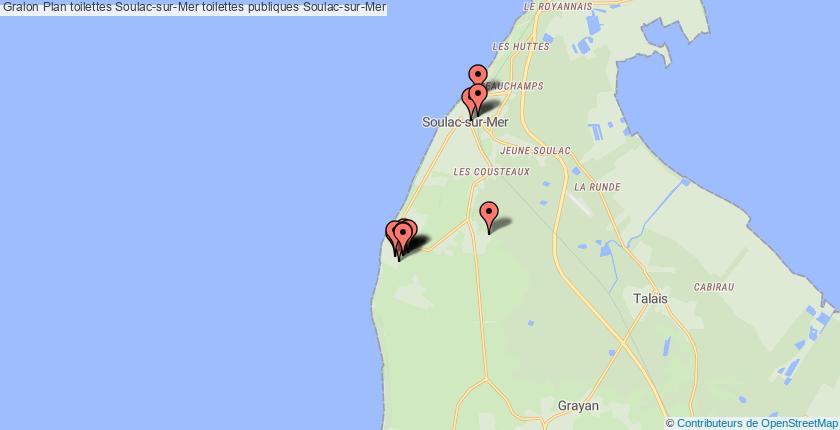 plan toilettes Soulac-sur-Mer