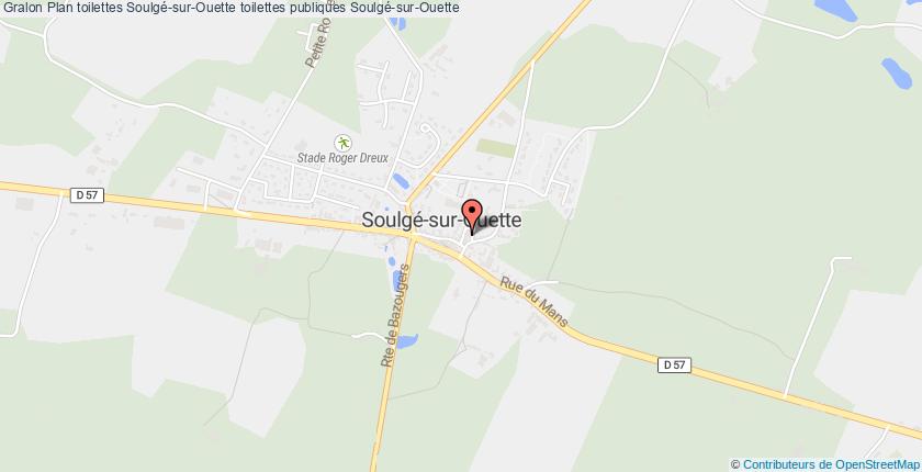 plan toilettes Soulgé-sur-Ouette