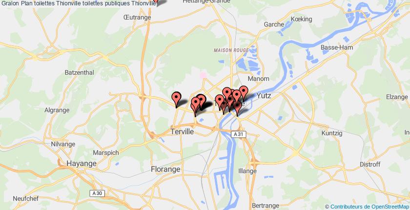 plan toilettes Thionville