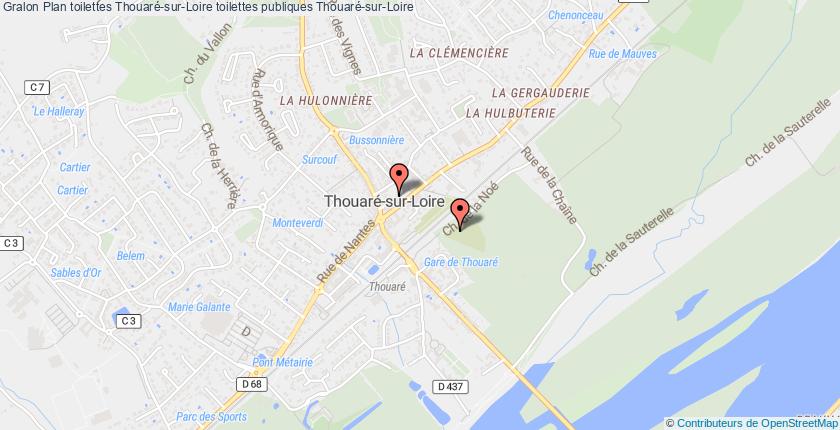 plan toilettes Thouaré-sur-Loire