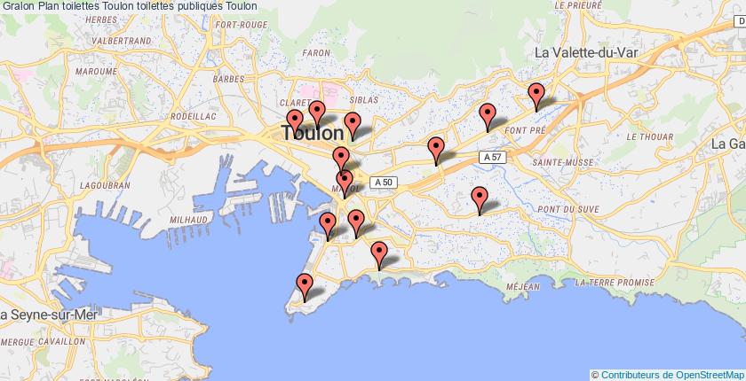 plan toilettes Toulon